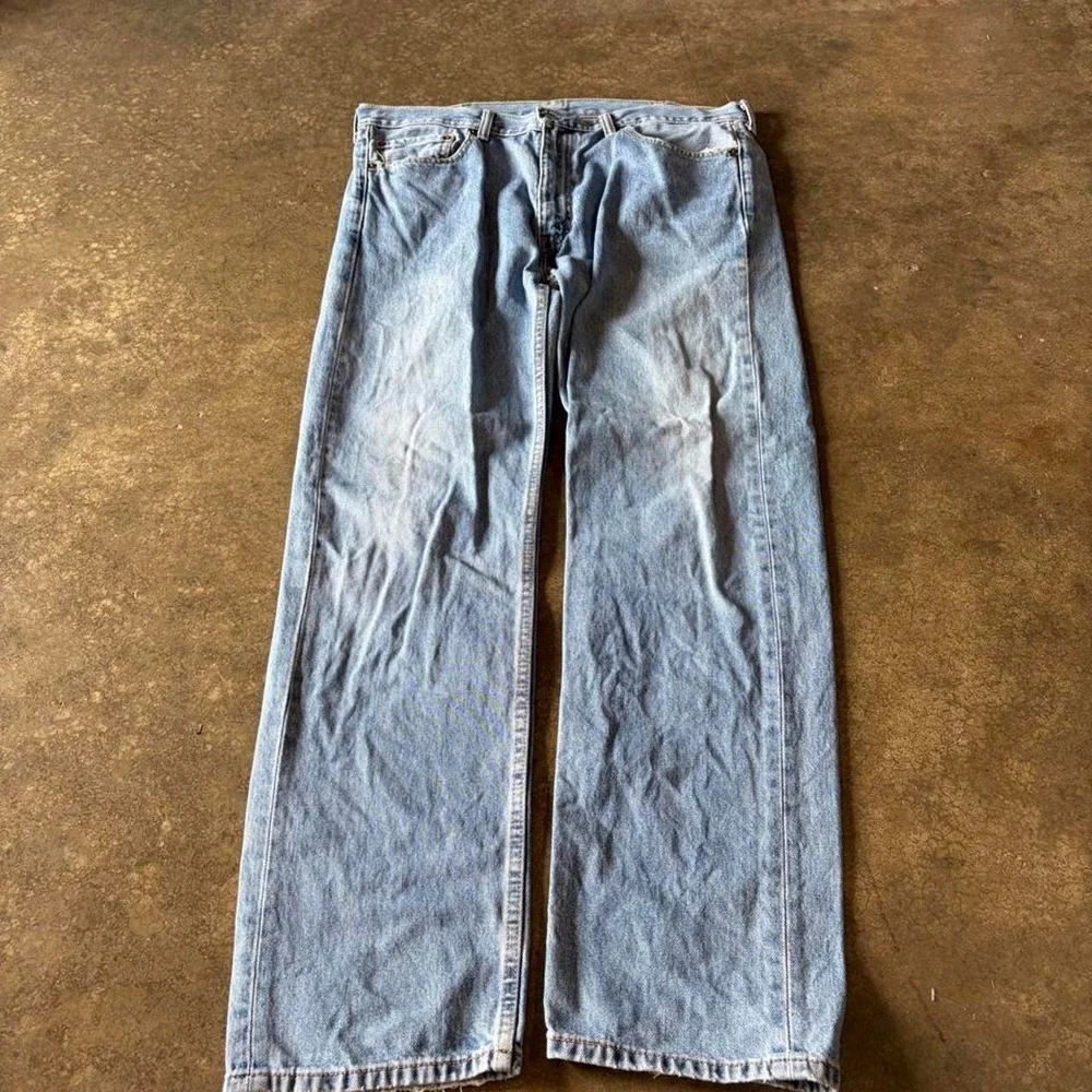 90s levis light wash loose jeans